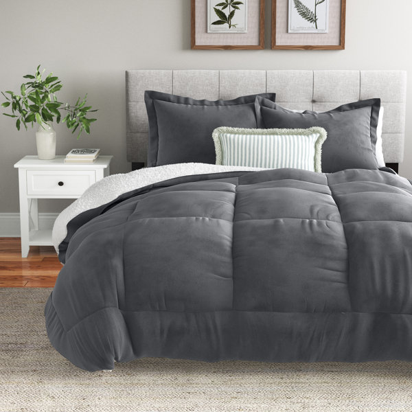 Andover Mills™ Tulare Microfiber Traditional Comforter Set & Reviews